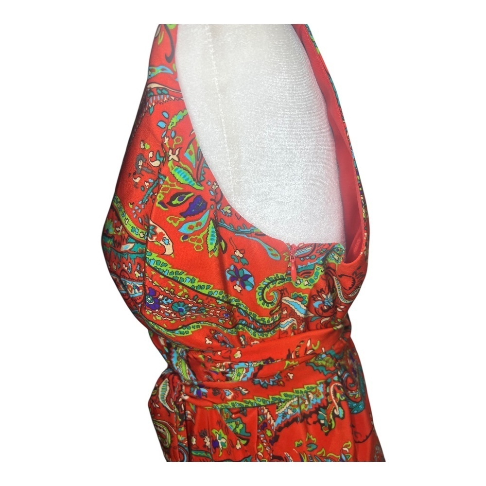 Paisley Silk Wrap Dress by Lauren Ralph Lauren Vintage - Picture 6 of 7
